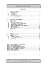 Preview for 3 page of Optical Systems Design OSD2167M Series Operator'S Manual