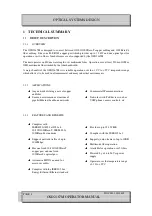 Preview for 4 page of Optical Systems Design OSD2167M Series Operator'S Manual