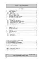 Preview for 3 page of Optical Systems Design OSD2168M Series Operator'S Manual