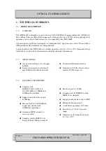 Preview for 4 page of Optical Systems Design OSD2168M Series Operator'S Manual