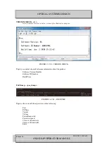 Предварительный просмотр 23 страницы Optical Systems Design OSD2184P Operator'S Manual