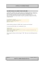 Preview for 18 page of Optical Systems Design OSD2512 User Manual