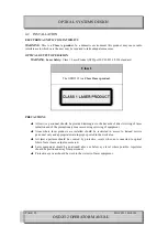 Preview for 25 page of Optical Systems Design OSD2512 User Manual