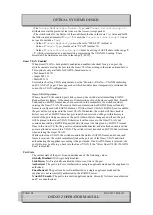 Preview for 98 page of Optical Systems Design OSD2512 User Manual