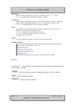 Preview for 105 page of Optical Systems Design OSD2512 User Manual