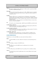 Preview for 118 page of Optical Systems Design OSD2512 User Manual