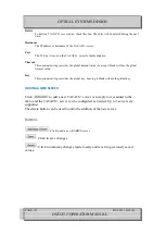 Preview for 121 page of Optical Systems Design OSD2512 User Manual