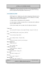 Preview for 167 page of Optical Systems Design OSD2512 User Manual