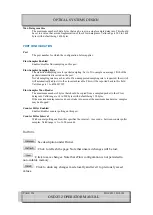 Preview for 254 page of Optical Systems Design OSD2512 User Manual