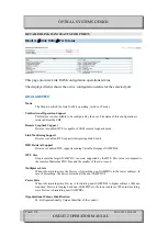 Preview for 279 page of Optical Systems Design OSD2512 User Manual