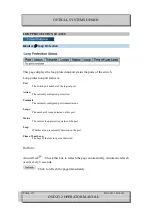 Preview for 337 page of Optical Systems Design OSD2512 User Manual