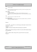 Preview for 346 page of Optical Systems Design OSD2512 User Manual