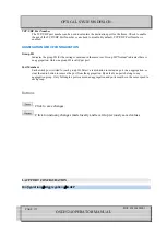 Preview for 122 page of Optical Systems Design OSD2524 User Manual