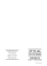 Preview for 402 page of Optical Systems Design OSD2524 User Manual