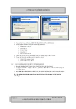 Предварительный просмотр 12 страницы Optical Systems Design OSD2790SFP Quick Start Manual