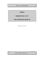 Preview for 2 page of Optical Systems Design OSD361 Operator'S Manual