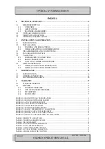 Preview for 3 page of Optical Systems Design OSD8826 Series Operator'S Manual