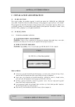 Preview for 8 page of Optical Systems Design OSD8826 Series Operator'S Manual