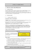 Preview for 6 page of Optical Systems Design OSD9003 Operator'S Manual