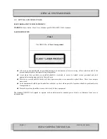 Предварительный просмотр 13 страницы Optical Systems OSD1250 Operator'S Manual