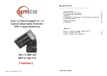 Предварительный просмотр 1 страницы opticis DPFX-700-TR User Manual