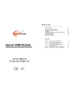 opticis M1-2R2H-TR User Manual preview