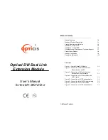 Preview for 1 page of opticis M1-3R2VI-DU User Manual