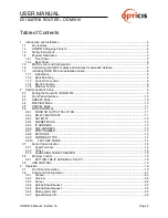 Preview for 2 page of opticis ODM1818 User Manual