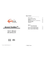 Предварительный просмотр 1 страницы opticis Stretch FireWire M4-200 User Manual