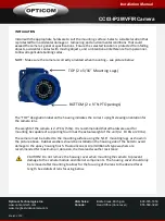 Preview for 5 page of OPTICOM CC03-IP2MVFIR Installation Manual