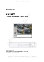 OPTICOM EV4250 Network Manual предпросмотр