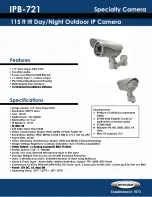 Предварительный просмотр 1 страницы OPTICOM IPB-721 Datasheet