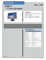 OPTICOM LCDI-7 - Datasheet предпросмотр