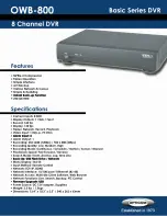 Предварительный просмотр 3 страницы OPTICOM OWB-1600 - Datasheet