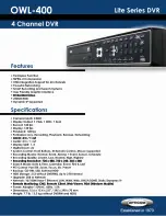 Предварительный просмотр 5 страницы OPTICOM OWB-1600 - Datasheet