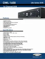 Предварительный просмотр 7 страницы OPTICOM OWB-1600 - Datasheet