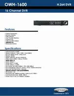 Предварительный просмотр 12 страницы OPTICOM OWB-1600 - Datasheet