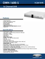 Предварительный просмотр 15 страницы OPTICOM OWB-1600 - Datasheet