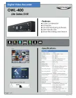 Preview for 1 page of OPTICOM OWL-400 - Datasheet