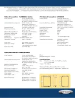 Предварительный просмотр 2 страницы OPTICOM SR5800D-8 Datasheet