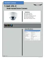 OPTICOM T-560-VD-C Datasheet предпросмотр