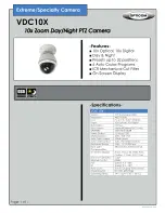 OPTICOM VDC10X -  DATA Specification preview