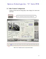 Предварительный просмотр 32 страницы OPTICOM Vista "L"ite Series DVR User Manual