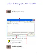 Предварительный просмотр 57 страницы OPTICOM Vista "L"ite Series DVR User Manual