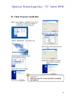 Предварительный просмотр 61 страницы OPTICOM Vista "L"ite Series DVR User Manual