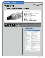 Preview for 1 page of OPTICOM WDR-594 - Datasheet