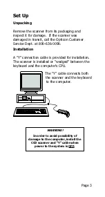 Preview for 7 page of Opticon 25-WEDGE-06 User Manual