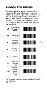 Preview for 22 page of Opticon 25-WEDGE-06 User Manual