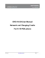 Opticon CRD-19-E4 User Manual preview