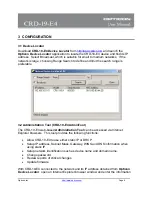 Preview for 8 page of Opticon CRD-19-E4 User Manual